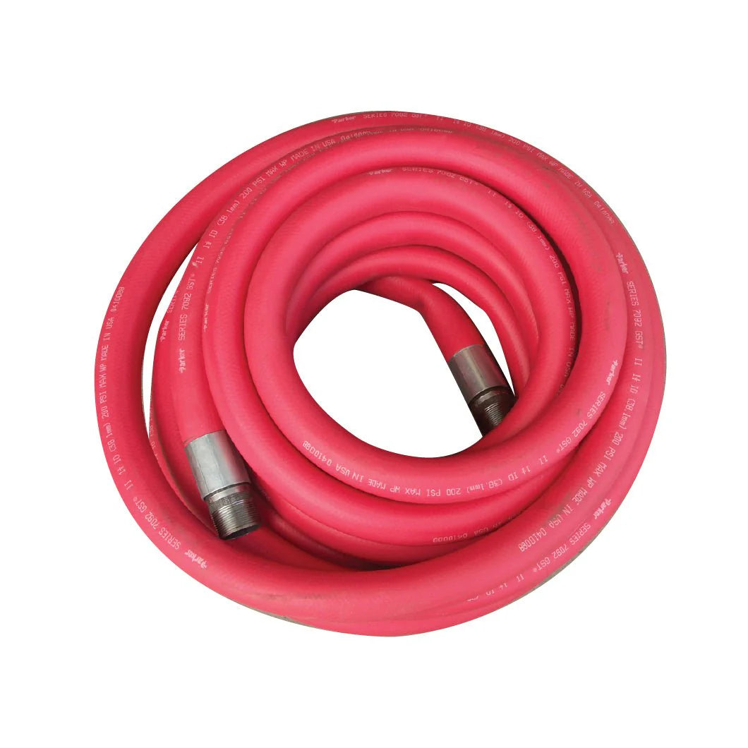 1" Rubber Hose 50' Threaded 300PSI
