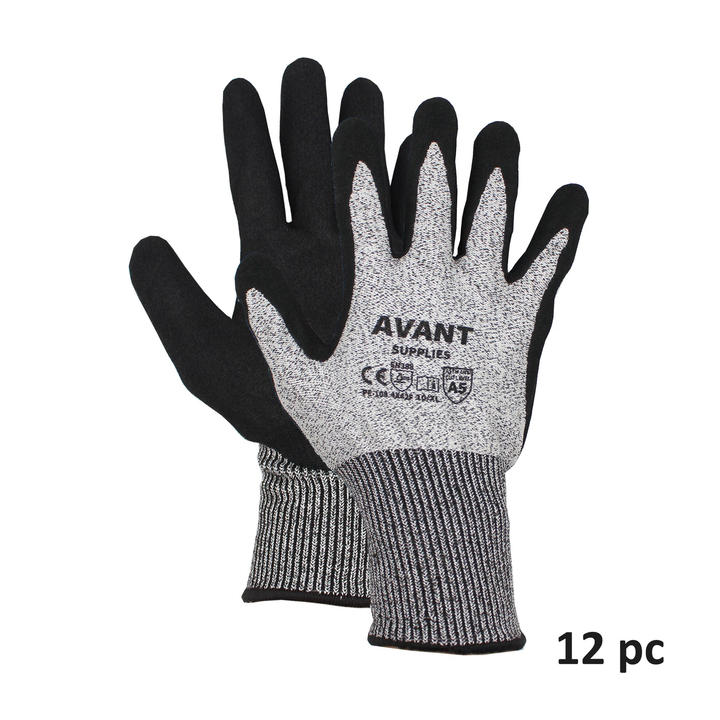 A5 Cut Resistant Gloves 12 Pack