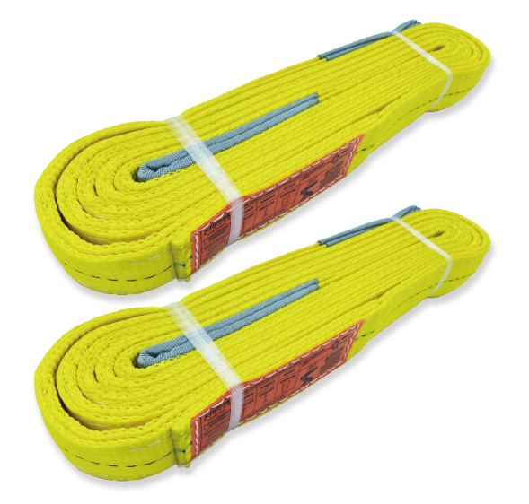 2-Ply Lifting Straps 2”x 10 ft Webbing Sling 2 Pack