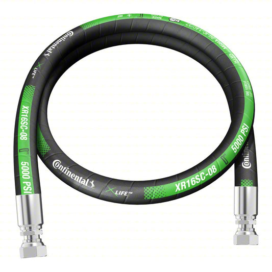 Hydraulic Hose Assembly: 1/2 in ID, FORFS x FORFS 15’