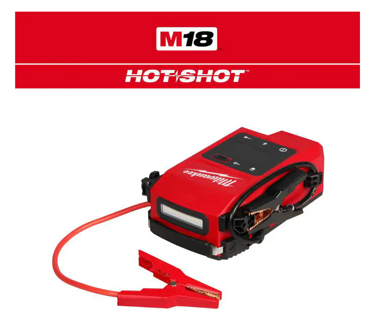 M18 18V Lithium-Ion Cordless 2000 Peak Amp HOTSHOT Jump Starter (Tool-Only)
